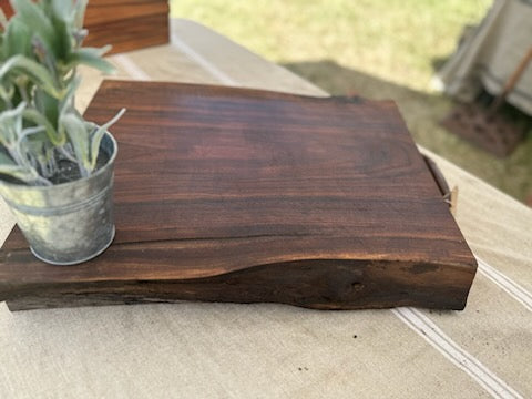 Live Edge Black Walnut Charcuterie Board