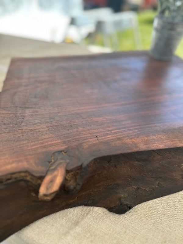 Live Edge Black Walnut Charcuterie Board