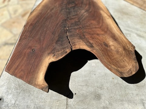 Black Walnut Split Trunk Charcuterie Board